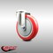 Service Caster 5 Inch 316SS Red Polyurethane Wheel Swivel Bolt Hole Caster SCC-SS316BH20S514-PPUB-RED - alternate 3
